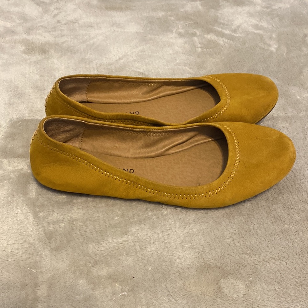 Lucky brand mustard flats - Picture 3 of 8